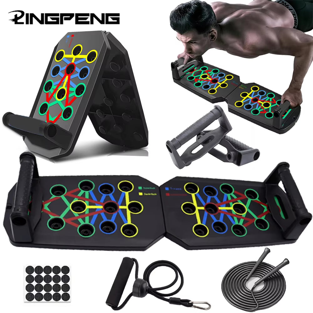 Foldable Push-Up Board Set for Full-Body Workout